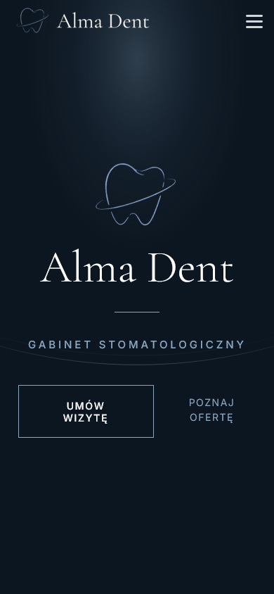 Alma-Dent - widok mobilny 2