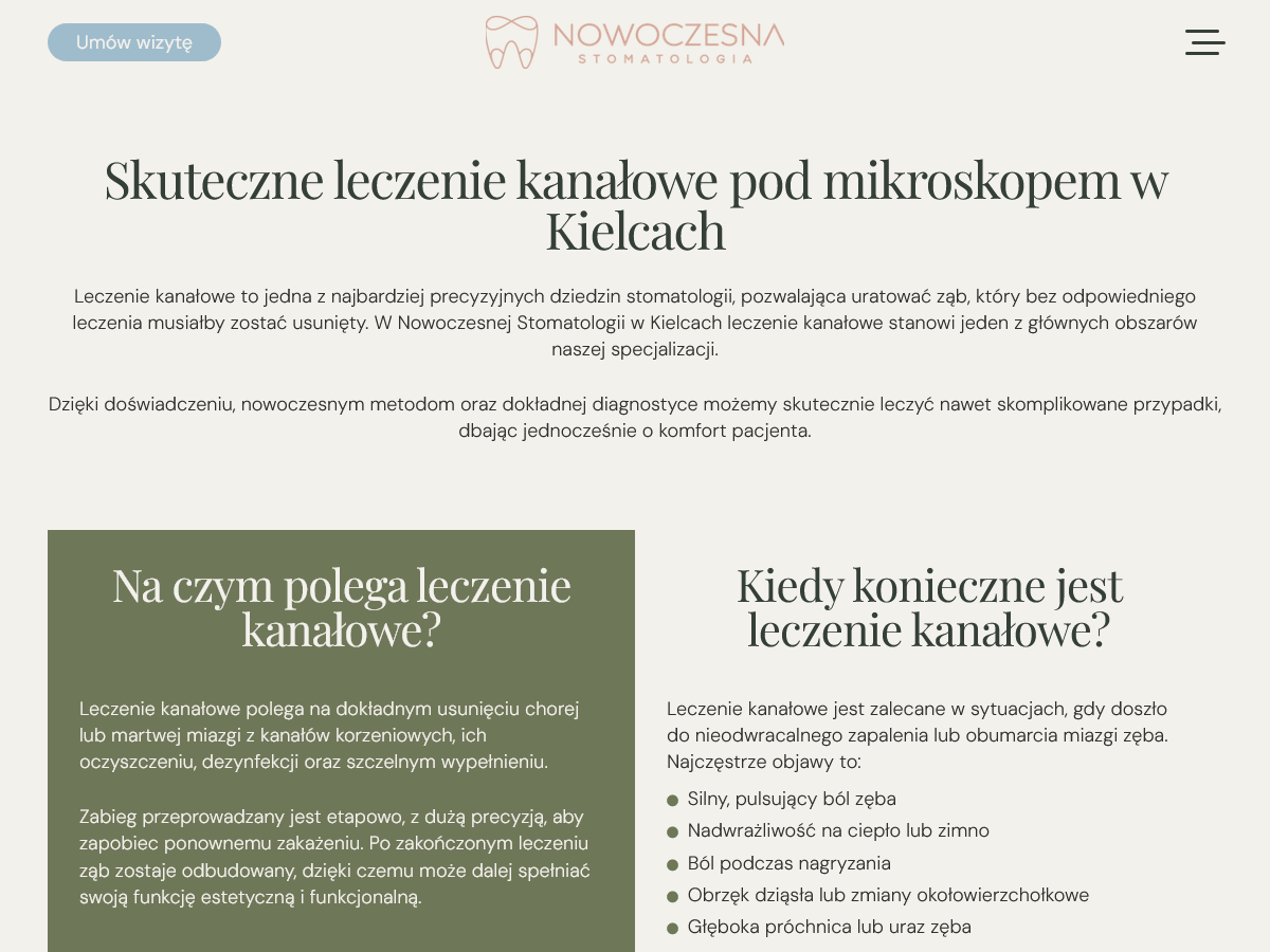 Nowoczesna Stomatologia - detal, np. galeria metamorfoz